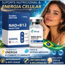 NAD+ B12 Solucao Injetavel (Importado) 500mg GpLab Energia e Metabolismo