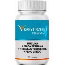 Blend Testosterone 200mg Reposicao Ganho de Massa e Resistencia 60 caps 4x1