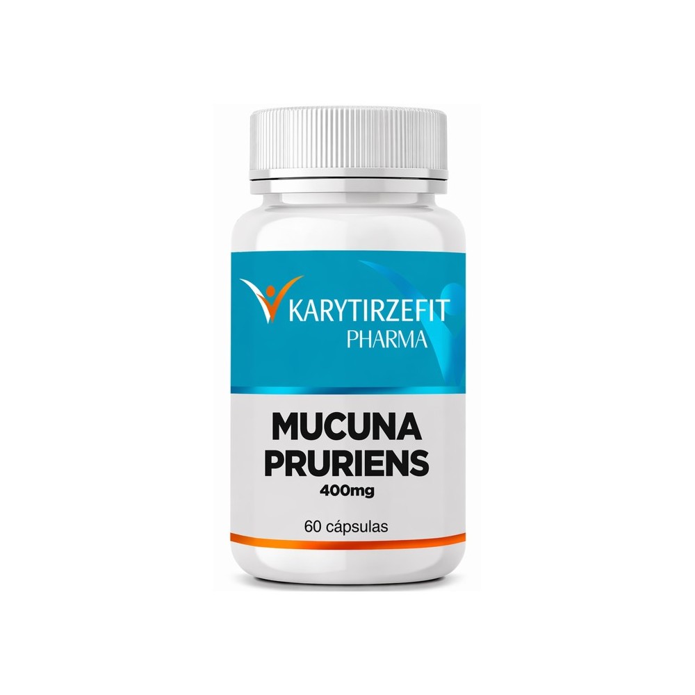 Estimulante Mucuna Pruriens 400mg Aumento da Libido e Força Muscular 60 caps