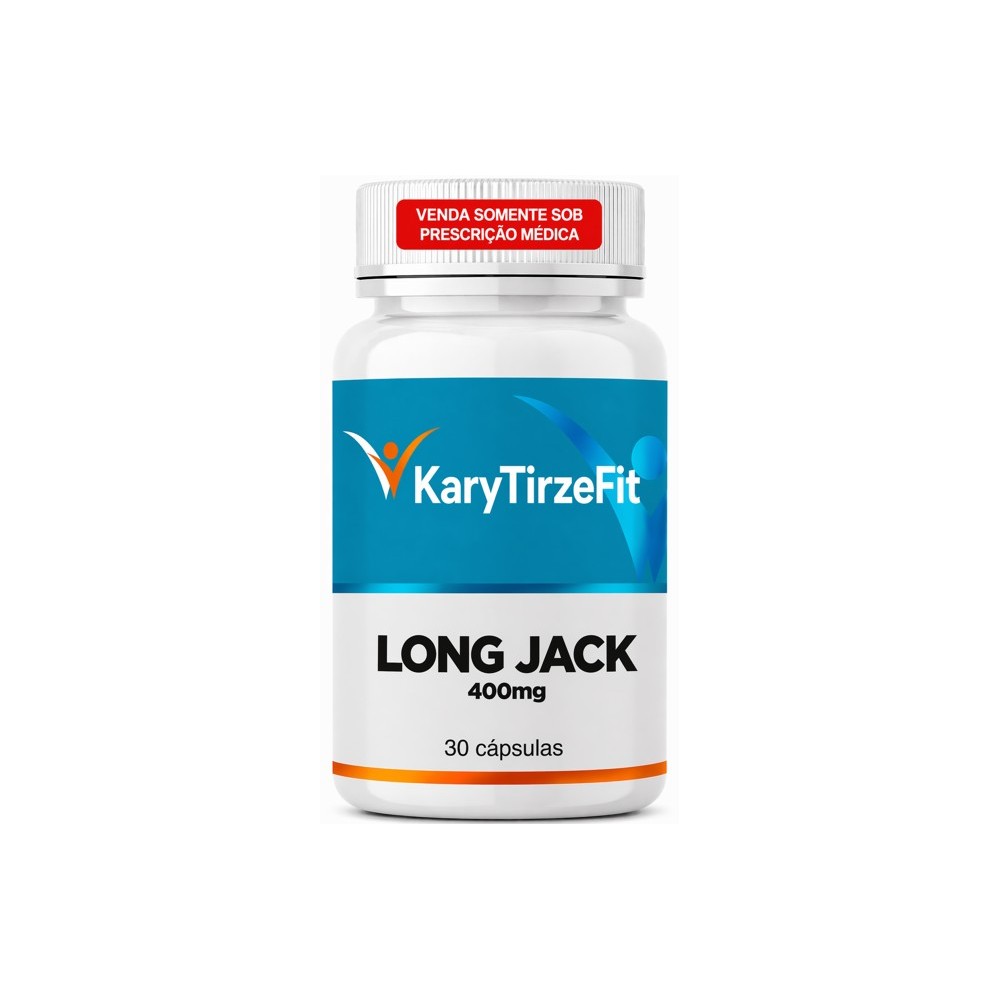 Testosterone Long Jack 400mg Aumento da Libido 30 doses