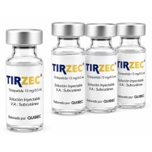 Tirzec Tirzepatida Quinfa 15mg Solucao Injetavel MD (Importada) GLP2 Ampola