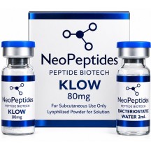 Peptideo KLOW 80mg Blend Metabolismo e Energia Cooper Rejuvenescimento e Reparação Neo