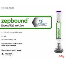 Zepbound Mounjaro Tirzepatida Solucao Injetavel 4 Canetas GLP2 Peptide - Versão US