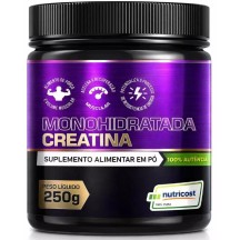 Combo 2x Creatina Premium Pura Importada Monohidratada Performance e Resistencia 250g com selo Nutricost
