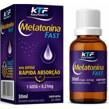 Melatonina em Gotas Sabor Menta 30ml Ação Rapida
