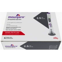 Mounjaro Tirzepatida 2,5mg Solucao Injetavel 4 Canetas GLP2 Peptide Emagrecimento