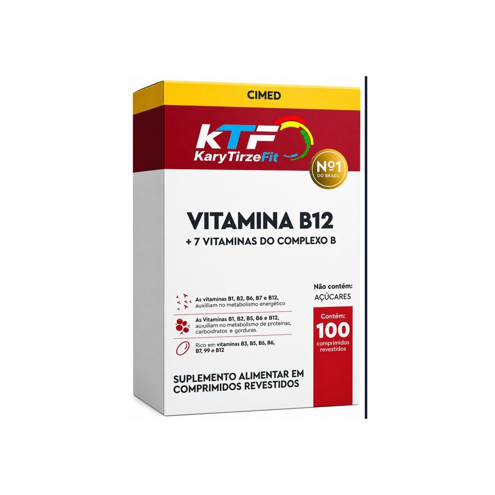 Vitamina B12 Metilcobalamina Cimed 100 caps Metabolismo e Homocisteina