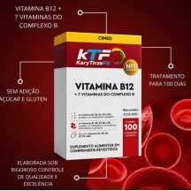 Vitamina B12 Metilcobalamina Cimed 100 caps Metabolismo e Homocisteina