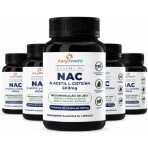 NAC N-Acetilcisteína Performance Esportiva 600mg Anti-Oxidante Anti-Radicais Livres