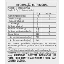 Omega 3 Tripla Fonte DHA EPA 240mg EPA 360mg DHA Reduzir Triglicerídeos Capsulas
