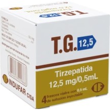 TG Tirzepatida Indufar 12mg Solucao Injetavel (Mounjaro Analogo) GLP2 Peptide