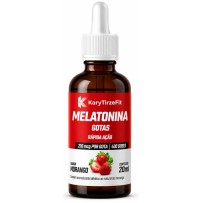 Melatonina em Gotas Sabor Morango 400 doses 20ml Gotas FitoWay