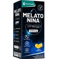 Melatonina em Gotas Enriquecida 30ml 400 doses Sabor Maracuja