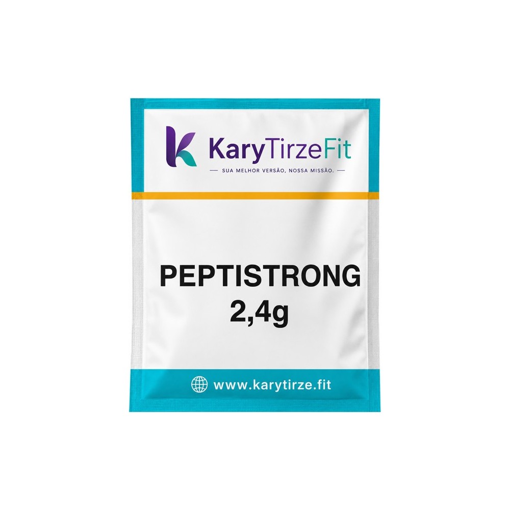 Peptistrong Peptideo Puro Liofilizado Bioativo em Sache Massa Muscular e Emagrecimento