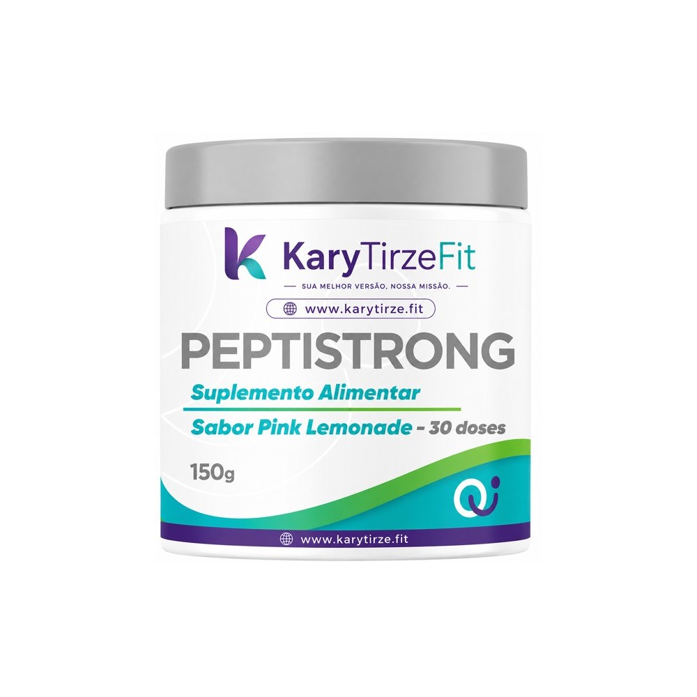 Peptistrong Peptideo Puro Liofilizado Bioativo em Sache Massa Muscular e Emagrecimento  30 DS