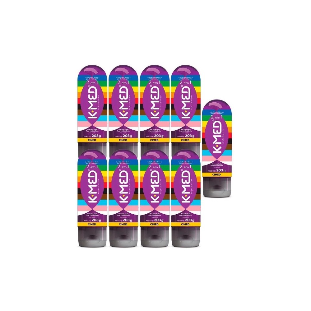 Gel Lubrificante Intimo KMED Ed LGBT Cimed 200g