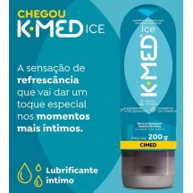 Ice Gel Lubrificante Intimo KMED Cimed 200g