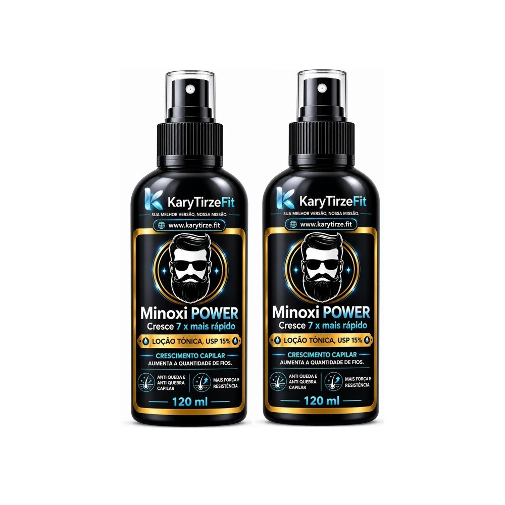 Minoxidil Tonico de Crescimento Capilar Barba Queda Cabelo Kirkland 360g