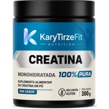 Creatina Premium Pura Monohidratada 300mg Sem Sabor Sem Gluten