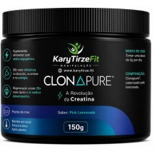 Creatina Premium Pura Monohidratada Aumento e Ganho de Força 150g Pink Lemonade