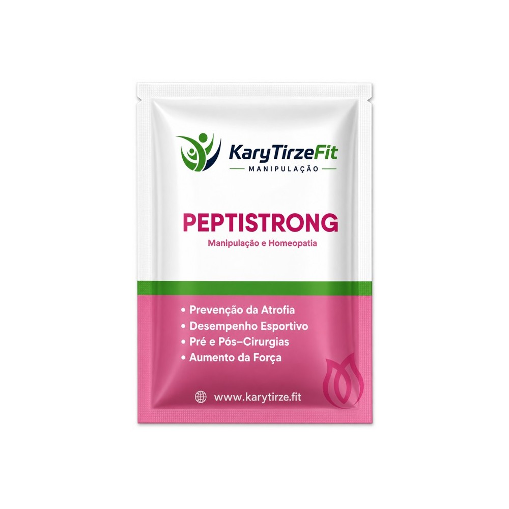 Peptistrong Peptideo Puro Liofilizado Bioativo Massa Muscular e Emagrecimento Saches