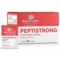 Peptistrong Peptideo Puro Liofilizado Bioativo Massa Muscular e Emagrecimento 30 Saches