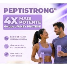 Peptistrong Peptideo Puro Liofilizado Bioativo 400g Massa Muscular e Emagrecimento