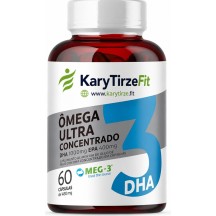 Omega 3 Tripla Fonte DHA 1000mg EPA 400mg Reduzir Triglicerídeos 60 Capsulas