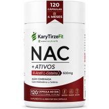 NAC N-Acetilcisteína Performance Esportiva 600mg Anti-Oxidante Anti-Radicais Livres Capsulas