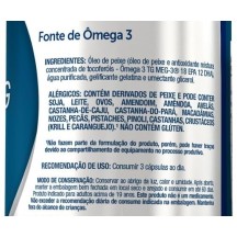 Omega 3 Tripla Fonte EPA 540mg e DHA 360mg Reduzir Triglicerídeos 120 Capsulas Nutrends