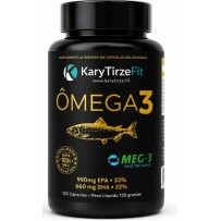 Turbo Omega 3 Tripla Fonte Reduzir Triglicerídeos 120 Capsulas 990 EPA 660 DHA