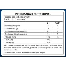 Omega 3 Tripla Fonte Reduzir Triglicerídeos 60 Capsulas 1000 EPA 200 DHA