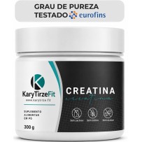 Creatina Premium Pura Monohidratada Aumento e Ganho de Força 300g com Laudo