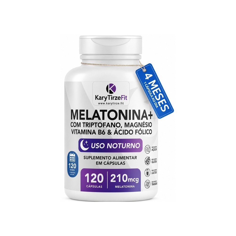 Blend Enriquecido Melatonina com Triptofano 120 Capsulas