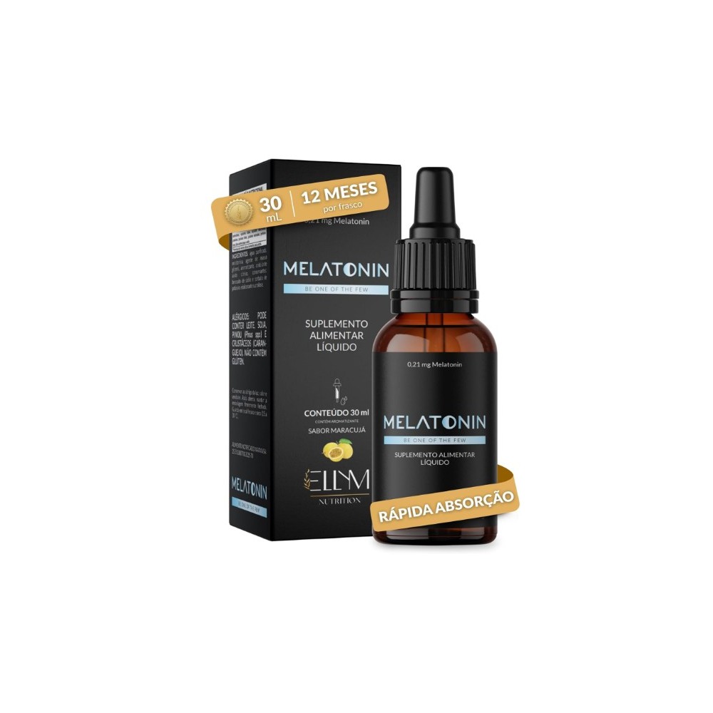 Melatonina em Gotas Sabor Maracuja Zero Açucar 30ml