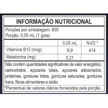 Blend Vitamina B12 + Melatonina em Gotas Sabor Frutas Vermelhas Zero Açucar 30ml