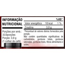 Creatina Premium Pura Monohidratada Aumento e Ganho de Força 1kg Dark BlaCK