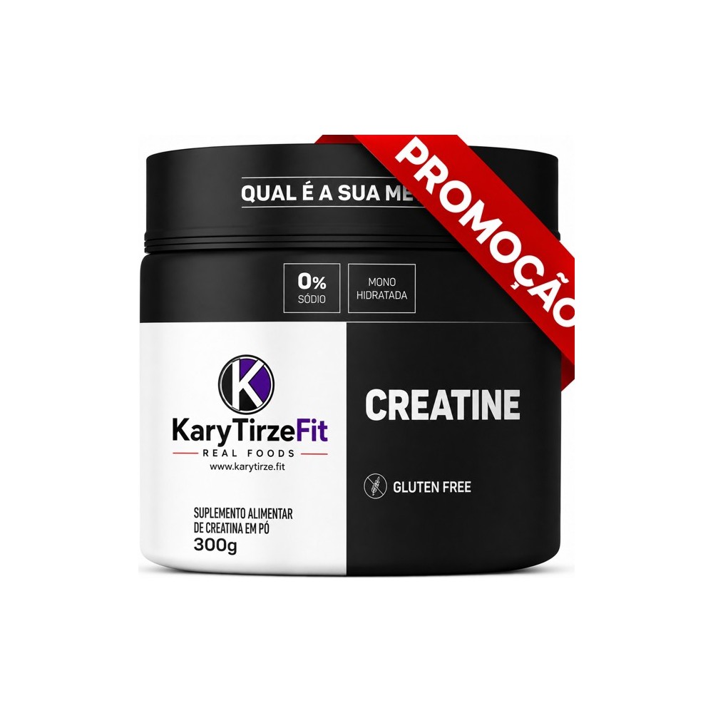 Creatina Premium Pura Monohidratada Aumento e Ganho de Força 300g