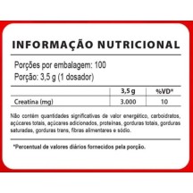 Creatina Premium Pura Monohidratada com Sabor Aumento e Ganho de Força 350g Integral Medica