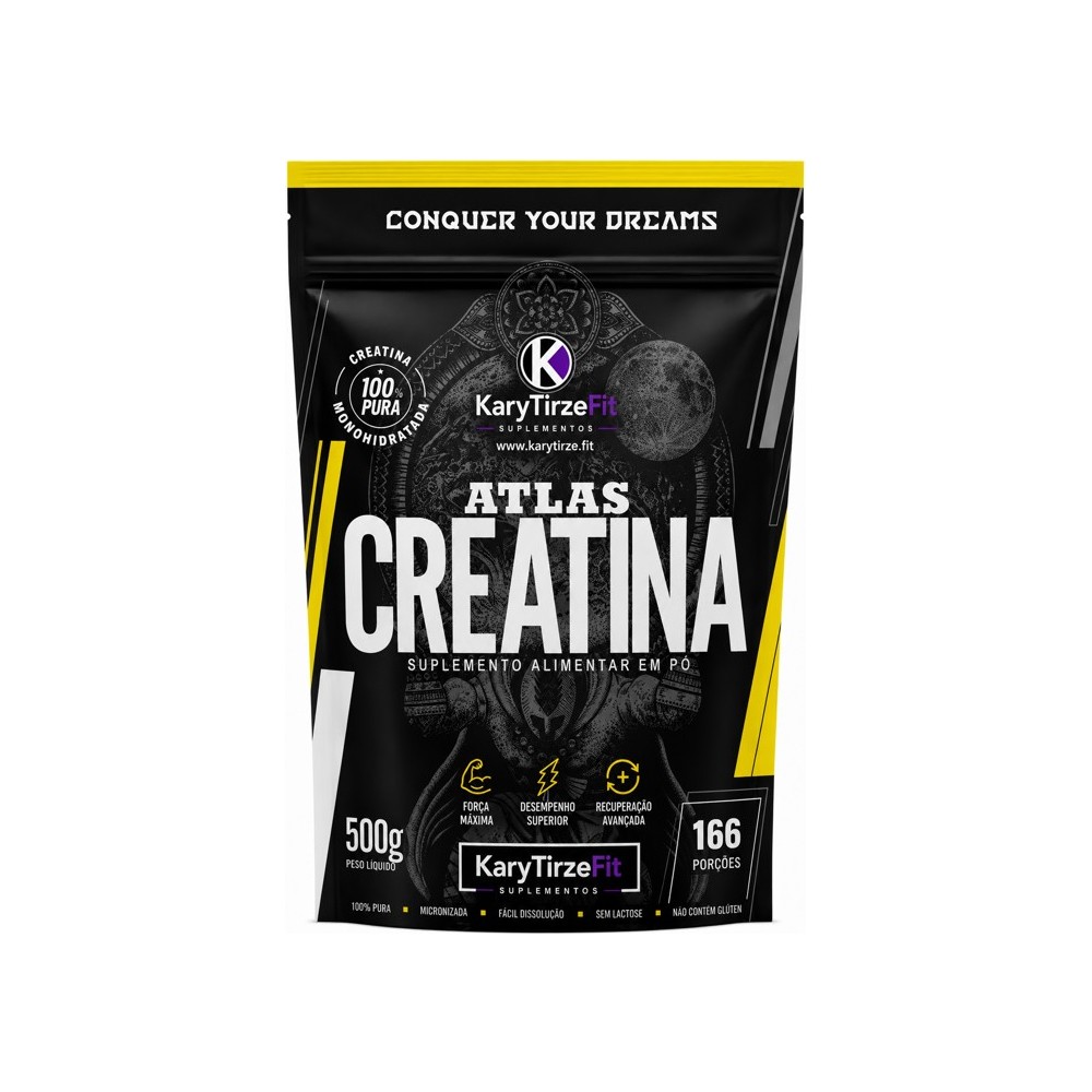 Refil Creatina Premium Pura Monohidratada Aumento e Ganho de Força