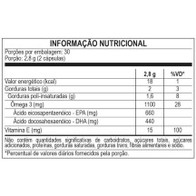 Omega 3 Tripla Fonte Reduzir Triglicerídeos 60 Capsulas 660 EPA 360 440 - 03 UND Bodyaction