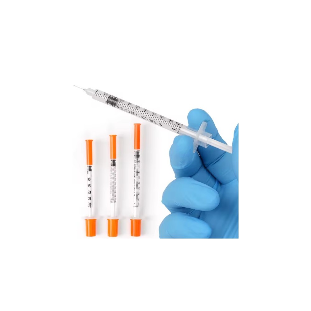 Caixa de Seringas Universal para Tirzepatida Estereo Ultrafina 1ml/100ui