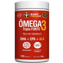 Omega 3 Tripla Fonte Reduzir Triglicerídeos 20mg EPA 13mg DHA 120 Capsulas