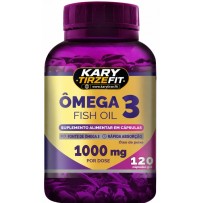 Omega 3 Tripla Fonte Reduzir Triglicerídeos 180 EPA 120mg DHA 120 Capsulas