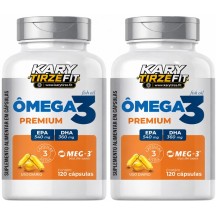 Omega 3 Tripla Fonte Reduzir Triglicerídeos 540 EPA 360 DHA 120 Capsulas - 2 UND