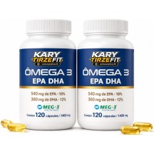 Omega 3 Tripla Fonte Reduzir Triglicerídeos 540 EPA 360 DHA 120 Capsulas