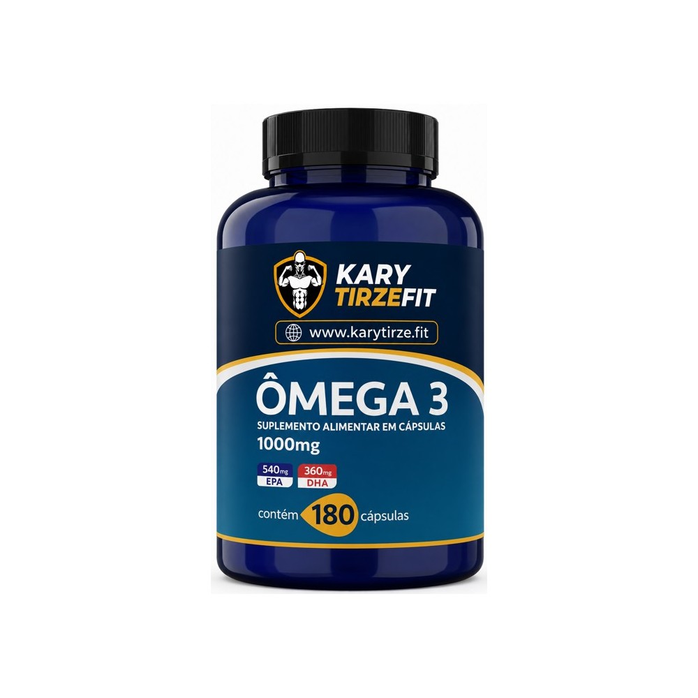 Omega 3 Tripla Fonte Reduzir Triglicerídeos EPA 540mg DHA 360mg 180 Capsulas