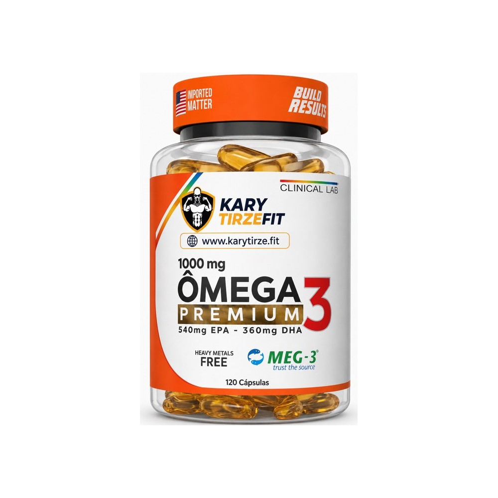 Omega 3 Tripla Fonte Reduzir Triglicerídeos EPA 540mg DHA360mg 120 Capsulas