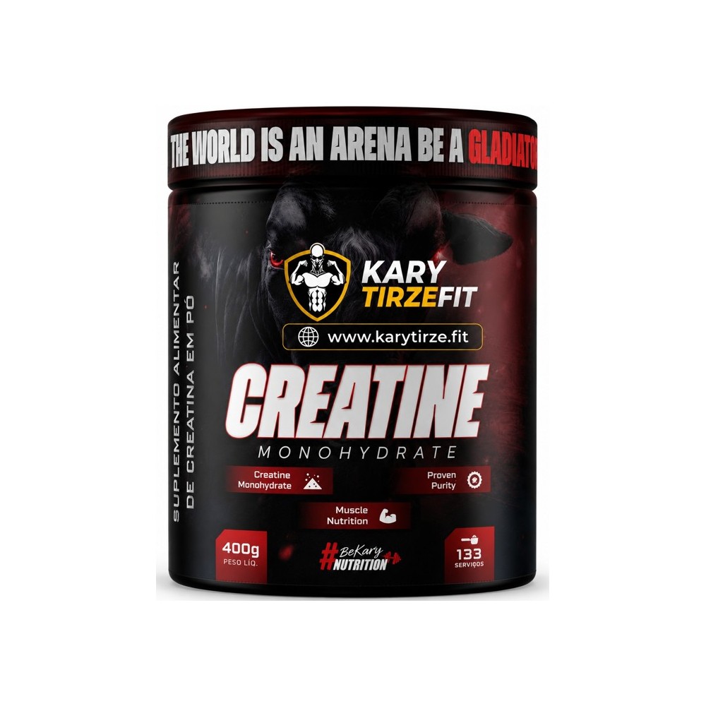 Creatina Premium Pura Monohidratada Aumento e Ganho de Força 133 doses 400g