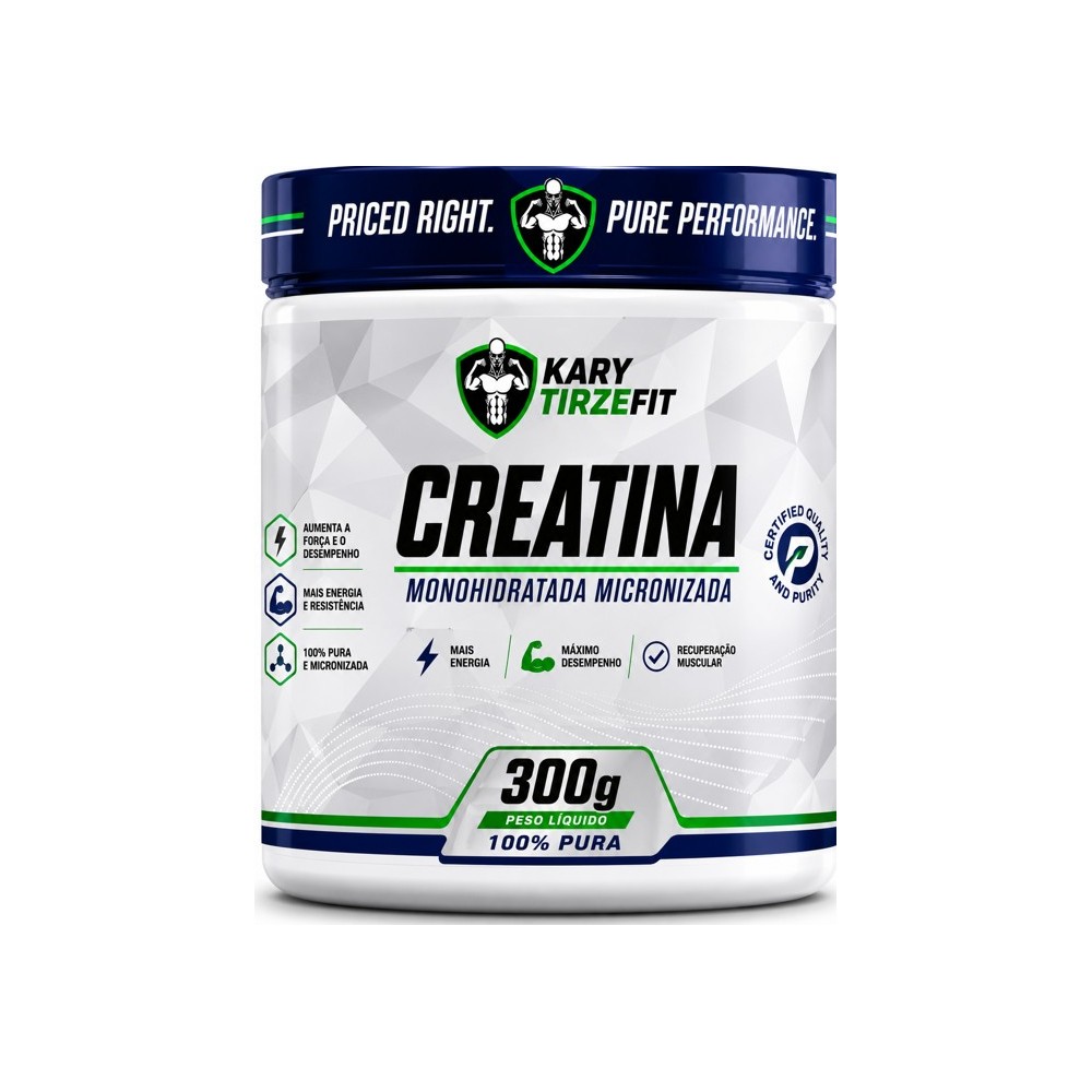 Creatina Premium Pura Monohidratada Aumento e Ganho de Força 100 doses 300g